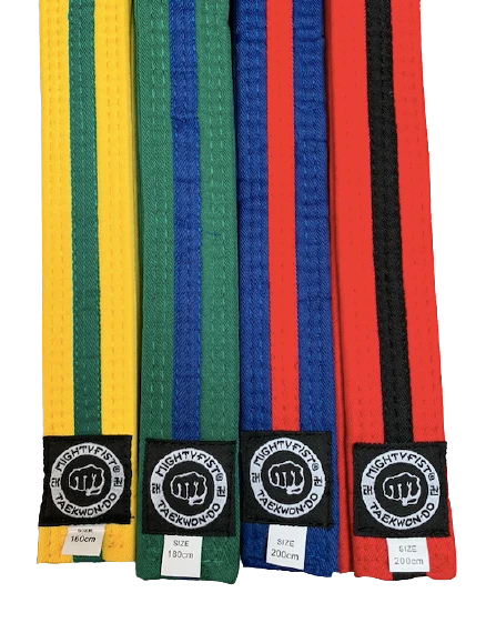 Striped Color Belts